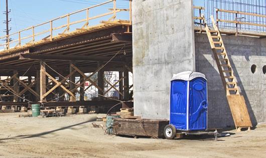 well-maintained porta potties, a must-have for any busy construction site